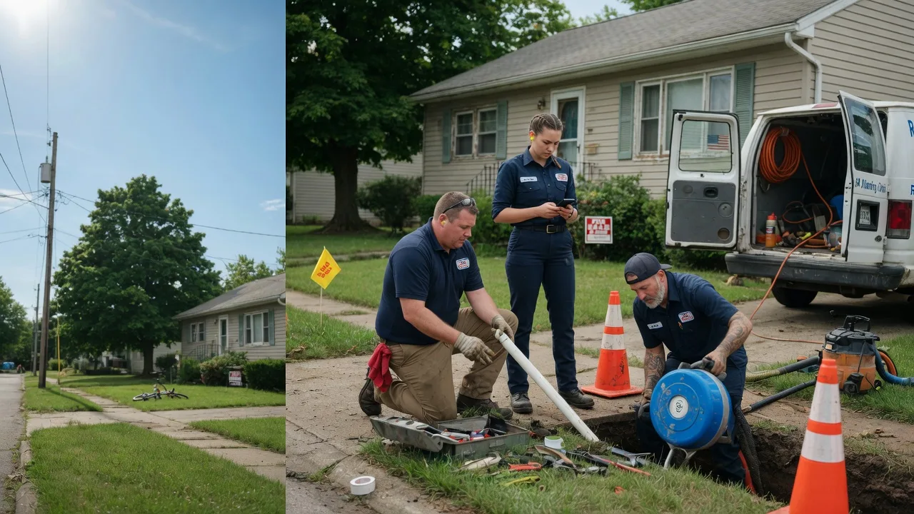 Sewer Line Repair in Ravia, OK near me